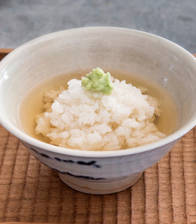 生わさびのだし茶漬け