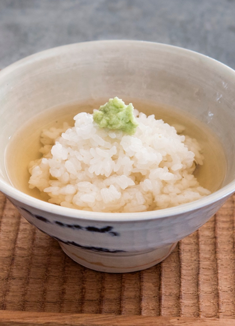 生わさびのだし茶漬け