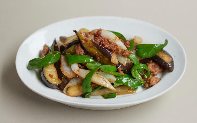 みそだれで作る 野菜の肉みそ炒め