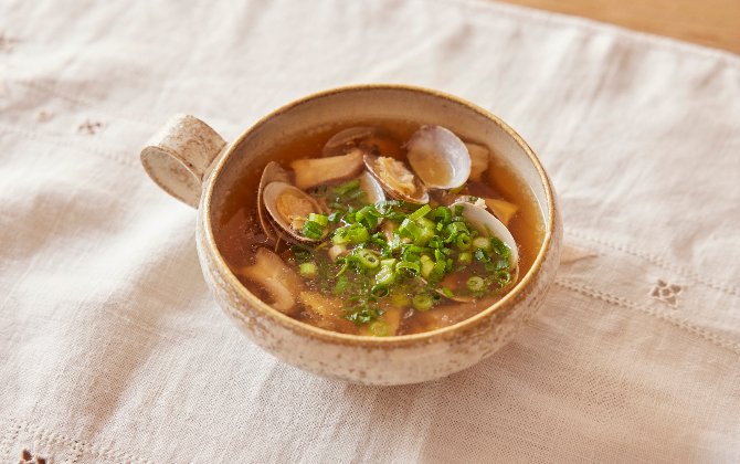 totto'S RECIPE あさりの香味だしスープ