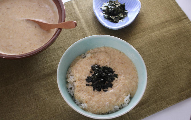 がまざわさん家の ごまとろろ飯