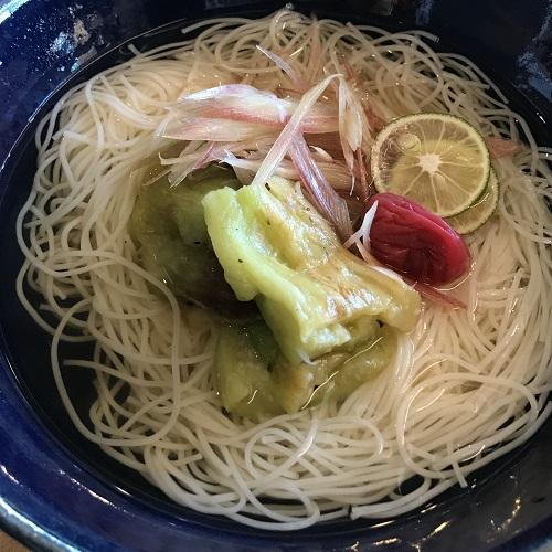 だし香る冷やし焼きなす素麺.jpg