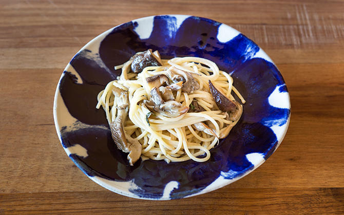 濃厚なのにかろやかな味わい だしクリームパスタ